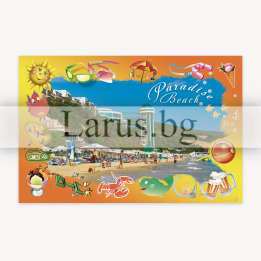 Магнитен сувенир Св. Влас - Paradise Beach | Летни сувенири