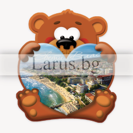 Магнитен сувенир Свети Влас - Мече | Сувенири от България