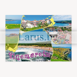Пощенска картичка Синеморец - Летни изгледи