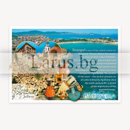 Пощенска картичка Созопол - Исторически изглед от България