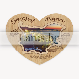 Магнитен сувенир Созопол - Дървен сувенир за спомен