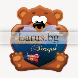 Магнитен сувенир Созопол - мече | Сувенири от България
