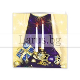 Зимна мини картичка 0040 1-ZM-0040