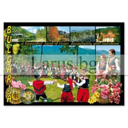 Пощенска картичка България - Традиционни мотиви и природа