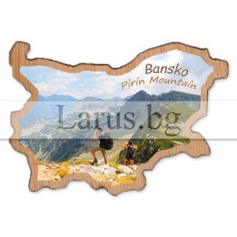 Магнитен сувенир Банско фотокарта 12-mdBN-0010