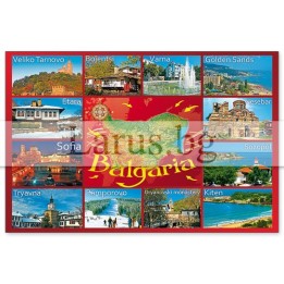 Магнитен сувенир България - Забележителности (12-mhBG-0038)