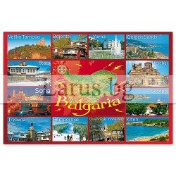 Магнитен сувенир България- „Плочка“ 12-mhBG-0038