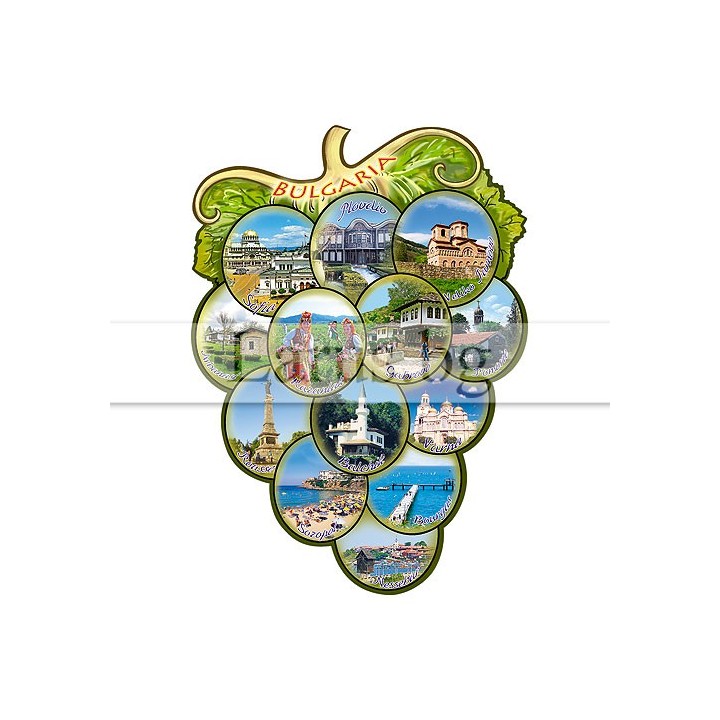 Пощенска картичка България - Сувенир с български забележителности