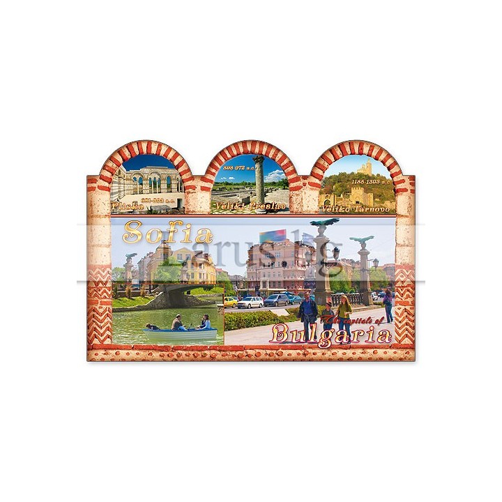 Пощенска картичка Столиците на България | BG-0121