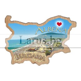 Магнитен сувенир Албена фотокарта 12-mdAL-0010