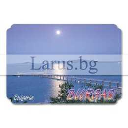 Магнитен сувенир Бургас MDF 12-mdBS-0010
