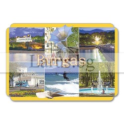 Магнитен сувенир Бургас MDF 12-mdBS-0011