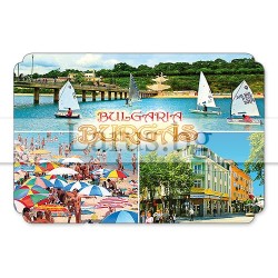 Магнитен сувенир Бургас MDF 12-mdBS-0014