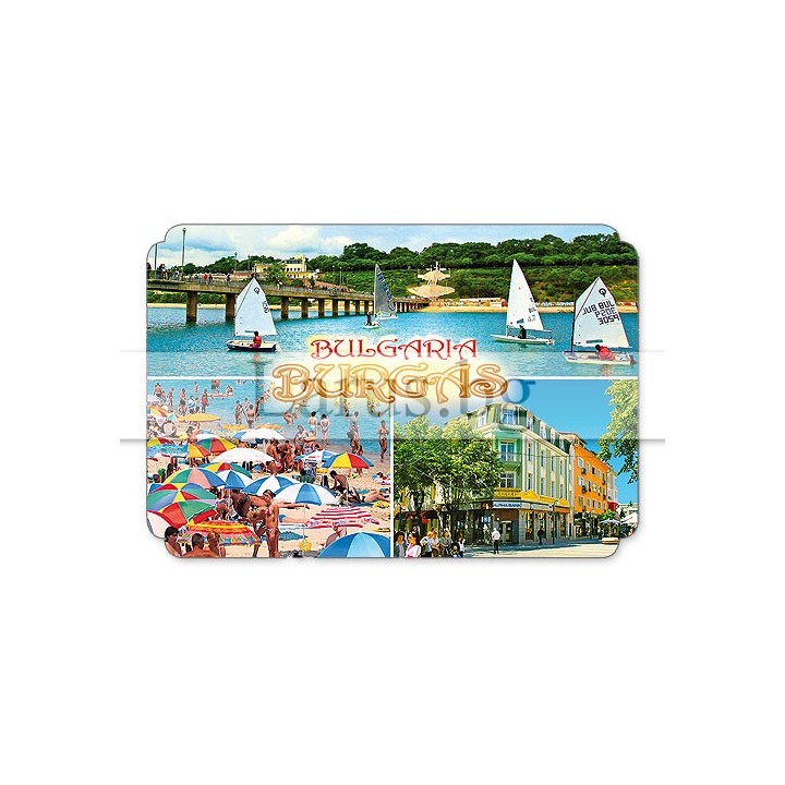 Магнитен сувенир Бургас MDF 12-mdBS-0014