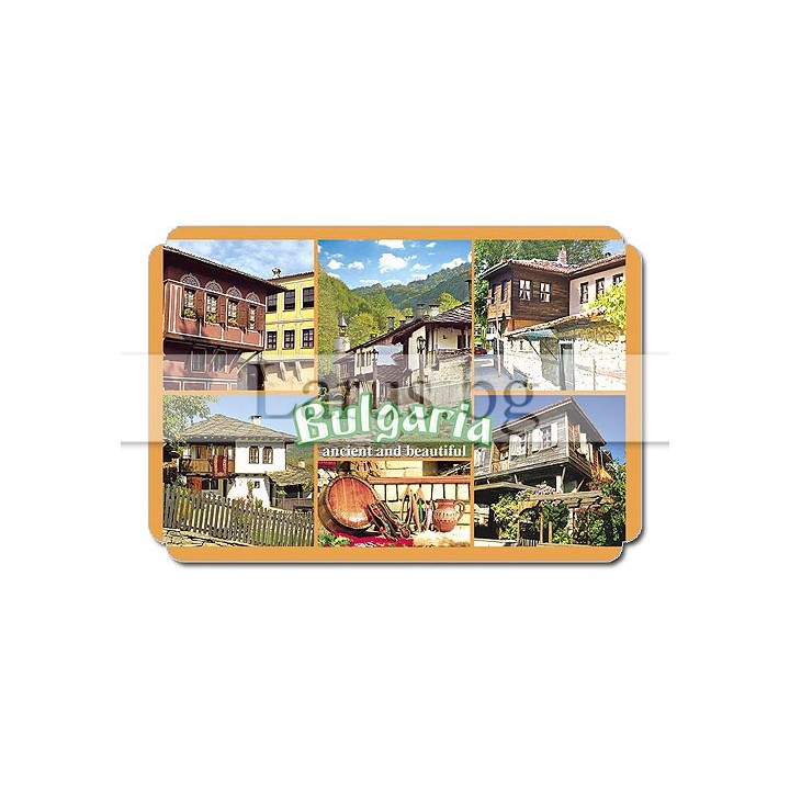 Магнитен сувенир България - Дървена основа | 12-mdBG-0013