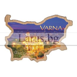 Магнитен сувенир Варна фотокарта 12-mdVN-0005