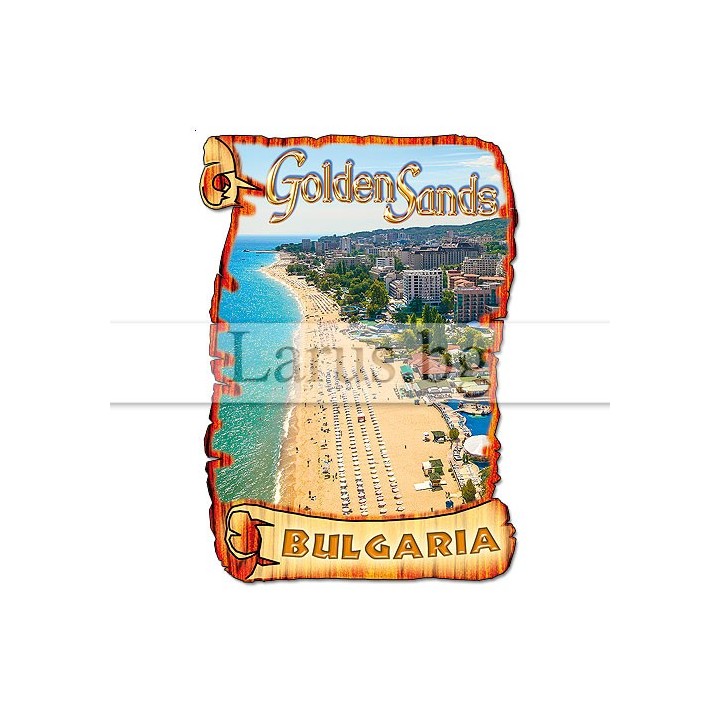 Магнитен сувенир Златни пясъци | Сувенири от България