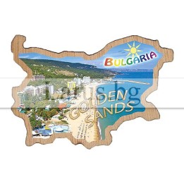 Магнитен сувенир Златни Пясъци фотокарта 12-mdGS-0012