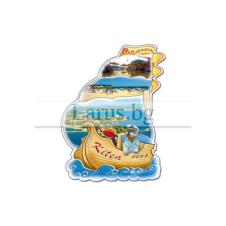 Магнитен сувенир Китен MDF 12-mdKI-0009