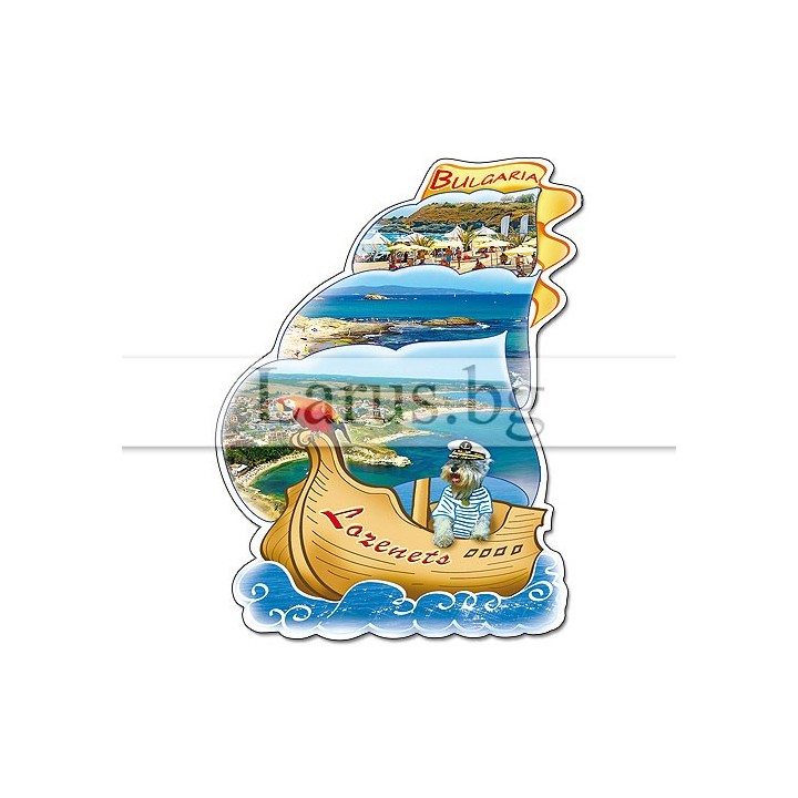 Магнитен сувенир Лозенец MDF 12-mdLO-0007