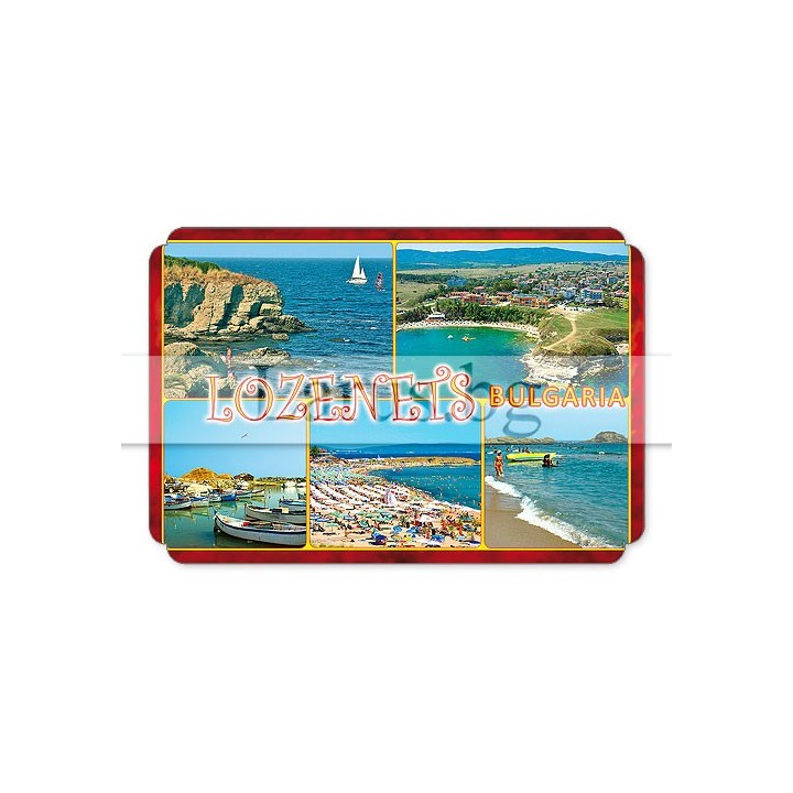Магнитен сувенир Лозенец, България - спомен от морето