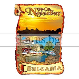 Магнитен сувенир Несебър MDF 12-mdNE-0011