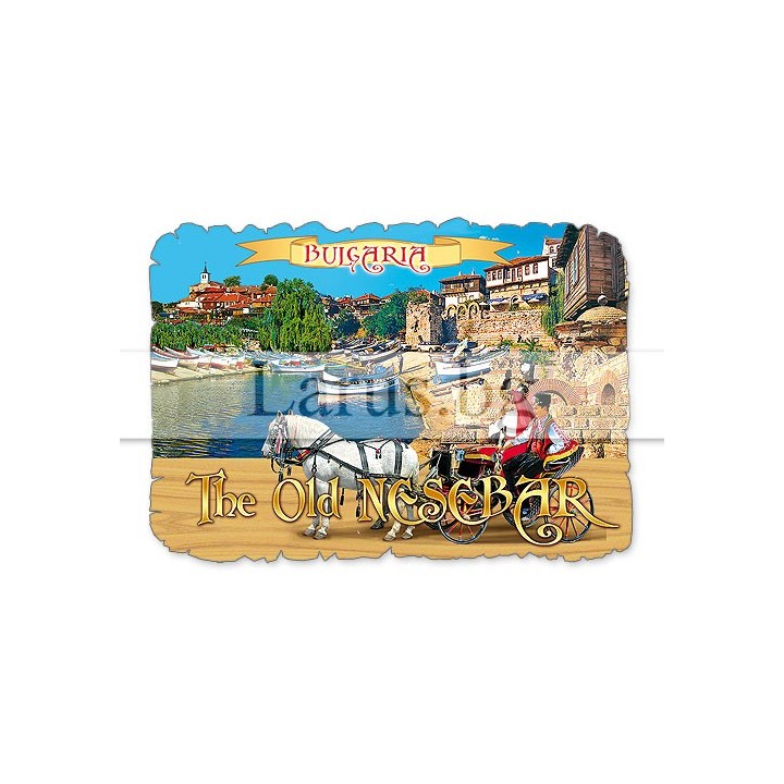 Магнитен сувенир Несебър MDF 12-mdNE-0013