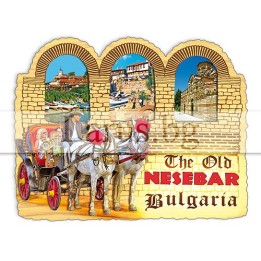 Магнитен сувенир Несебър - Старият град | Сувенири от България