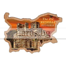 Магнитен сувенир Несебър фотокарта 12-mdNE-0021