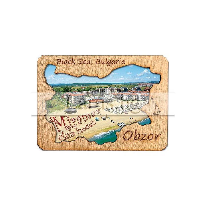 Магнитен сувенир Обзор - Miramar Club Hotel | Летни сувенири