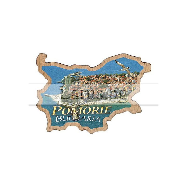 Магнитен сувенир Поморие фотокарта 12-mdPO-0010