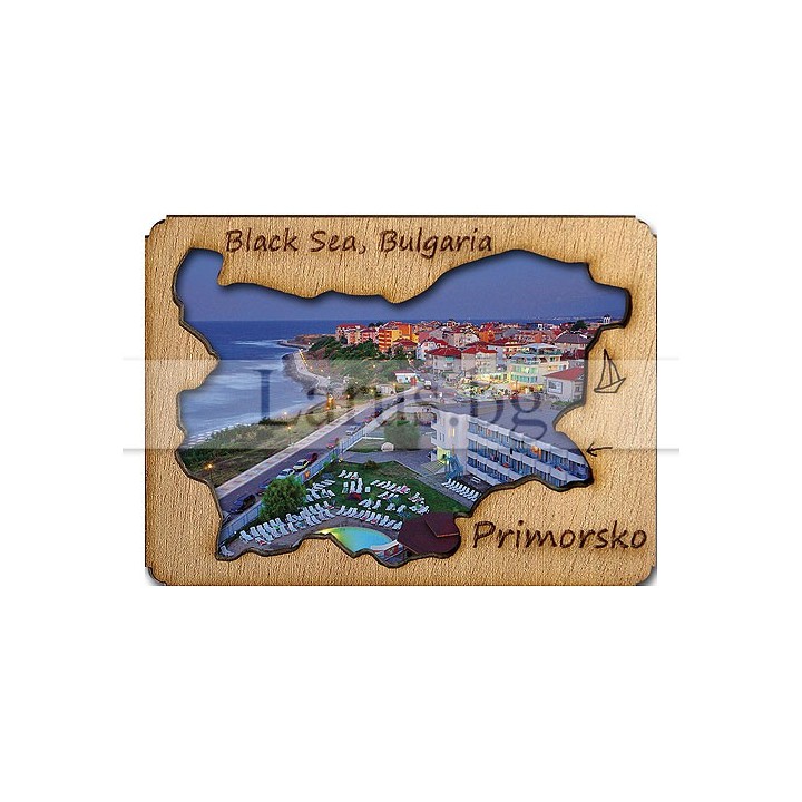 Магнитен сувенир Приморско 12-mdPR-0002