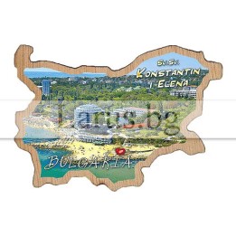 Магнитен сувенир Св. Св. Константин и Елена фотокарта 12-mdKE-0005