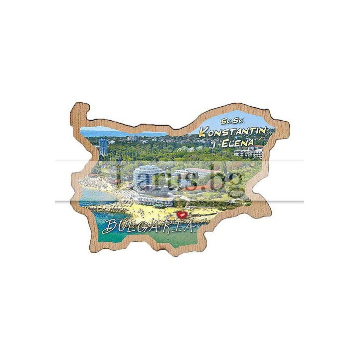 Магнитен сувенир Св. Св. Константин и Елена фотокарта 12-mdKE-0005