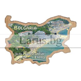 Магнитен сувенир Св. Св. Константин и Елена фотокарта 12-mdKE-0006