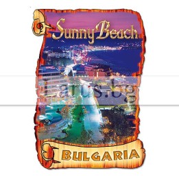 Магнитен сувенир Слънчев Бряг MDF 12-mdSB-0013