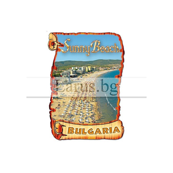 Магнитен сувенир Слънчев Бряг MDF 12-mdSB-0014