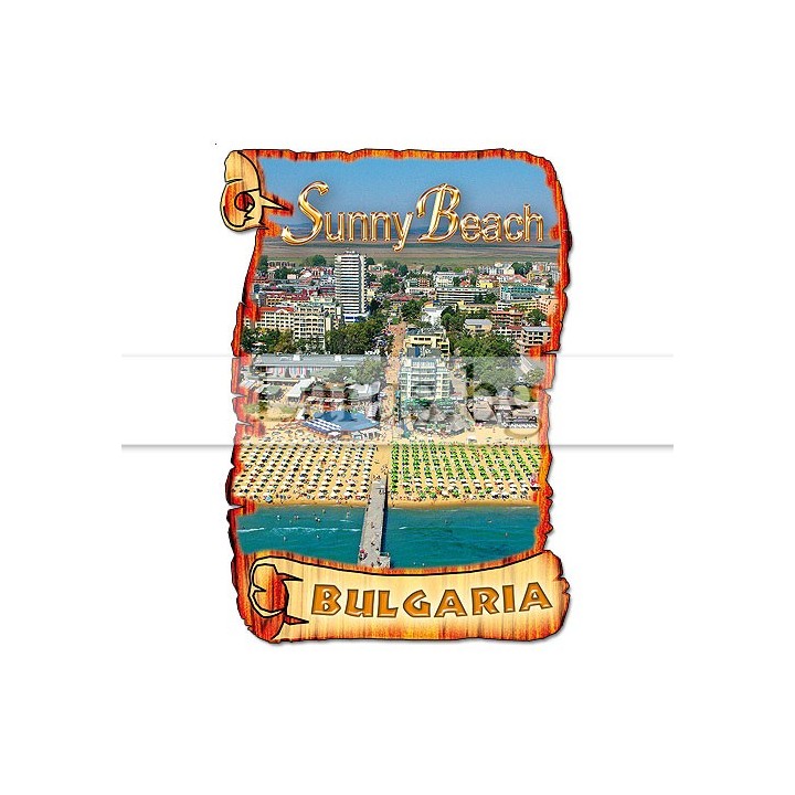 Магнитен сувенир Слънчев Бряг MDF 12-mdSB-0015