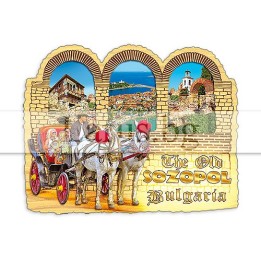 Магнитен сувенир Созопол MDF 12-mdSZ-0006