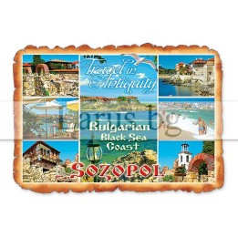 Магнитен сувенир Созопол MDF 12-mdSZ-0011