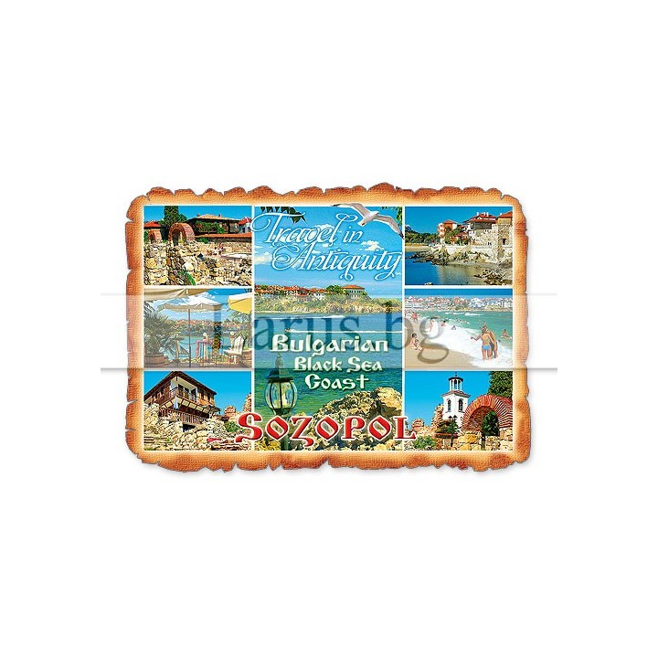 Магнитен сувенир Созопол MDF 12-mdSZ-0011