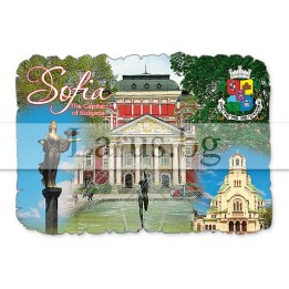 Магнитен сувенир София MDF 12-mdSO-0003