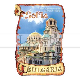 Магнитен сувенир София MDF 12-mdSO-0004