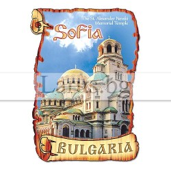 Магнитен сувенир София MDF 12-mdSO-0004