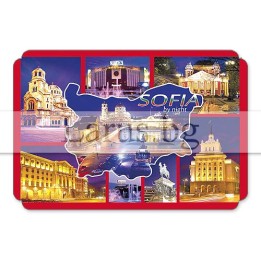 Магнитен сувенир София MDF 12-mdSO-0006