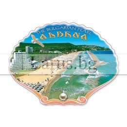 Магнитен сувенир Албена - мида | Сувенири от Черноморието