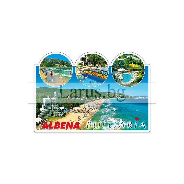 Магнитен сувенир Албена | Сувенири от България
