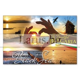 Магнитен сувенир България- „Плочка“ 12-mhBG-0025