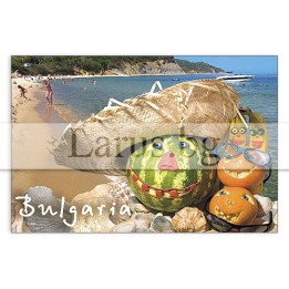 Магнитен сувенир България - Лятна плочка 12-mhBG-0036