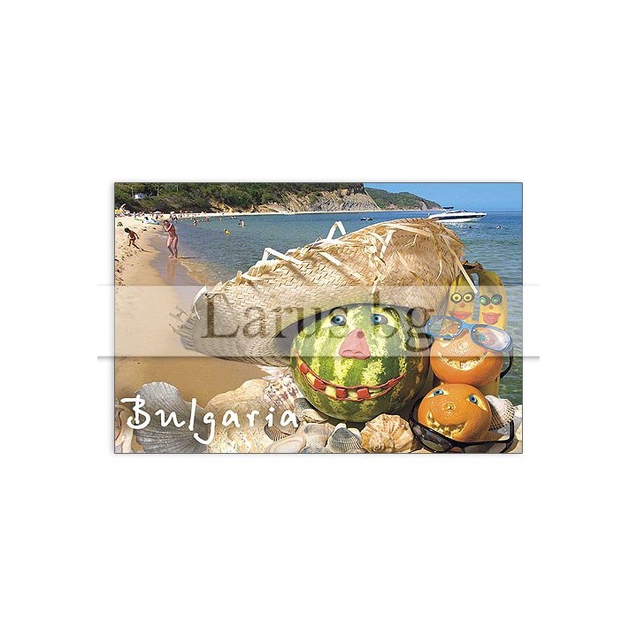 Магнитен сувенир България - Лятна плочка 12-mhBG-0036